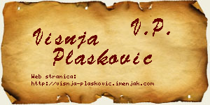 Višnja Plasković vizit kartica